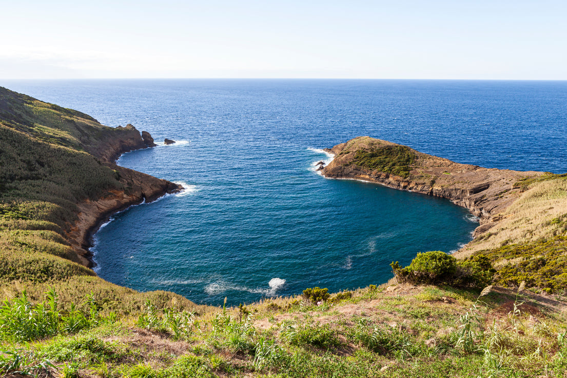 Azores, a view of the ocean from the top of a hill.

Portugal Trip; Travel Planner; 3Day Trip Plan; Photography